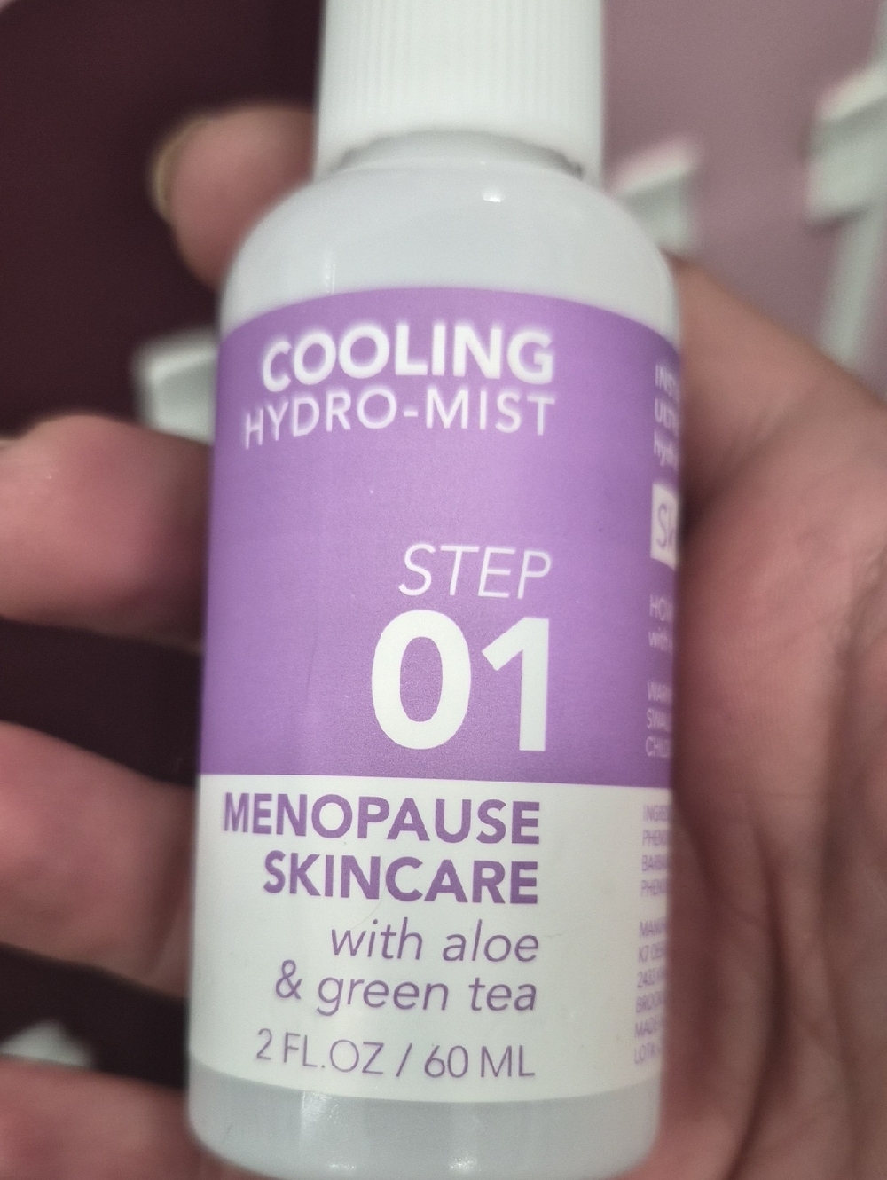 Cooling Hydro-Mist Step 01 Menopause Skincare